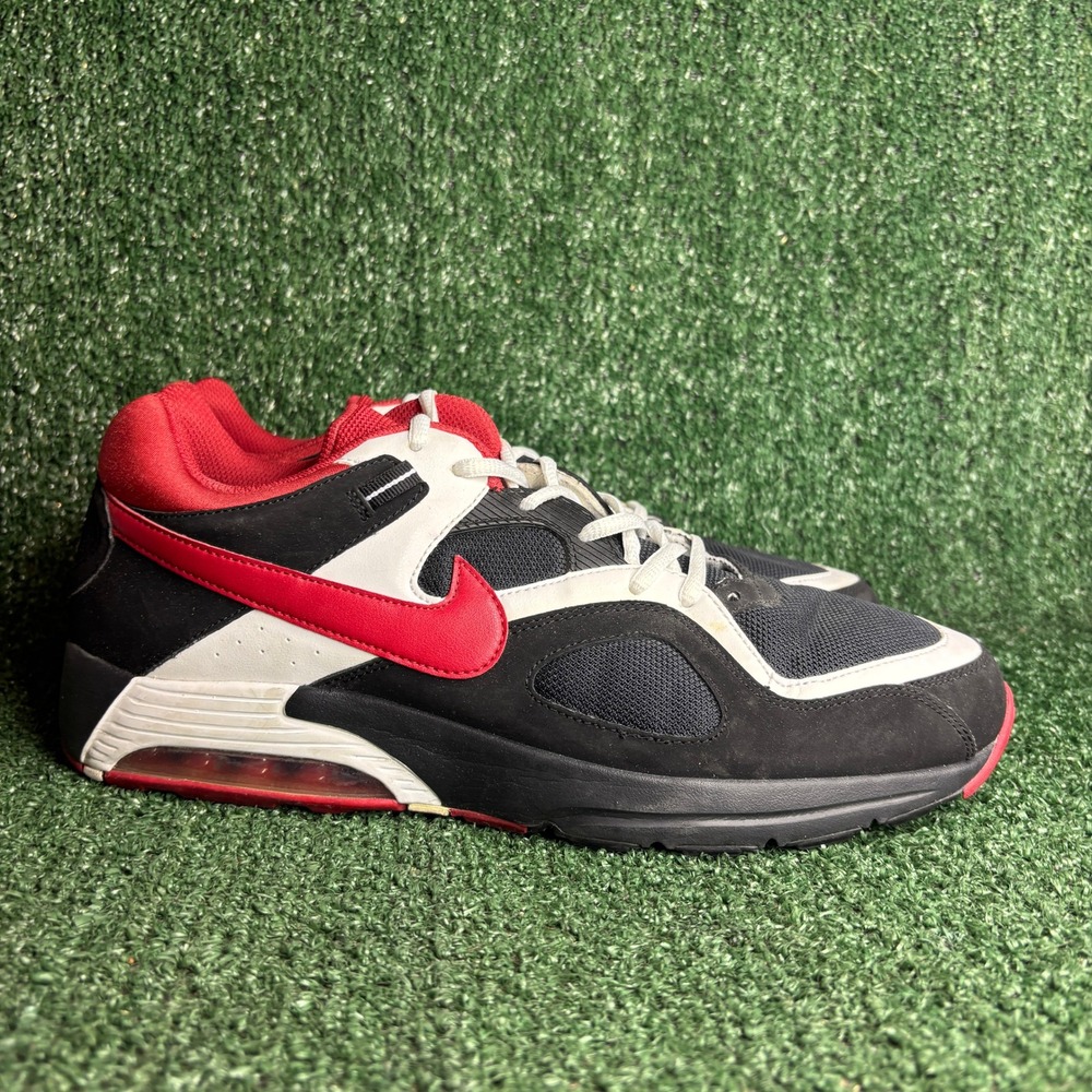 Nike Air Max‎ Go Strong Running Athletic Sneaker Black White Red Mens Size 12.5